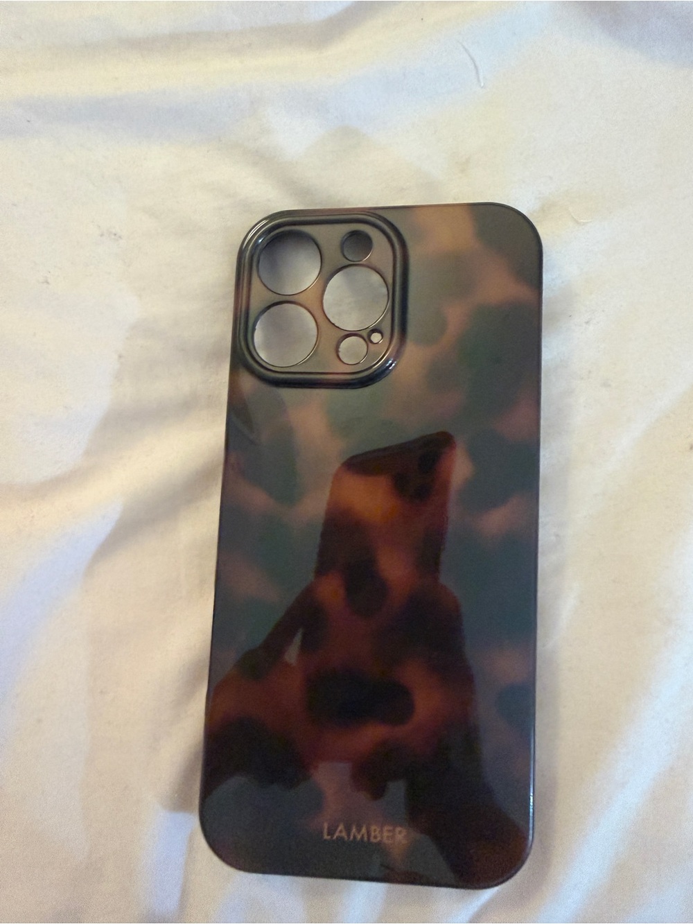 Tortoiseshell Brown Gloss Phone Case - Sleek Protective Cover
